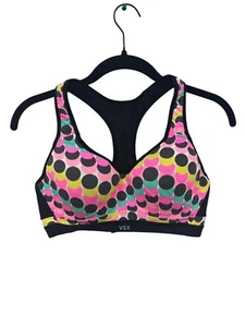 Victoria's Secret VSX Damen Racerback Sport-BH mit mehrfarbigen Tupfen #6254 - Bild 1 von 10