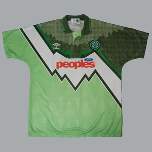 CELTIC GLASGOW UMBRO MAGLIA AWAY VINTAGE SHIRT JERSEY MAILLOT TRIKOT 1991-1992 - Imagen 1 de 9