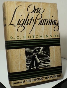 One Light Burning by R C Hutchinson - 1935 - First edition - Imagen 1 de 2