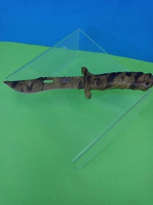 SURVIVOR USA DISEÑO PERSONALIZADO Cuchillo de Supervivencia Camuflaje Hoja Fija Acero Inoxidable Foto 1 de 4