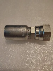 CS37-8X15 | Weatherhead 1/2" Hose x M22x1.5 DIN Female Fitting - Straight Swivel - Picture 1 of 5