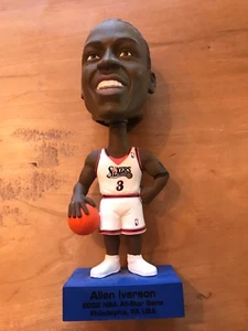 ALLEN IVERSON ALL STAR Upper Deck Play Makers Series One Bobble Head 76ers - Picture 1 of 4