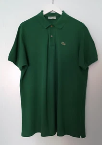ORIGINAL LACOSTE Herren Poloshirt Gr. 7 - XXL Polo Hemd grün - Made in France - Bild 1 von 5