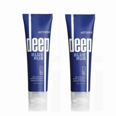 PACK 2 - Deep Blue Rub de doTERRA 120 ml / 4 fl oz crema tópica masaje calmante - Imagen 1 de 4
