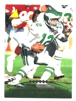 1995 Pinnacle Football Card #102 Randall Cunningham Philadelphia Eagles - Image 1 of 2