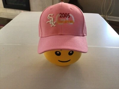 NWOT Chicago White Sox 2005 Champions Pink Embroidered Adjustable Hat - Cool - Image 1 of 4