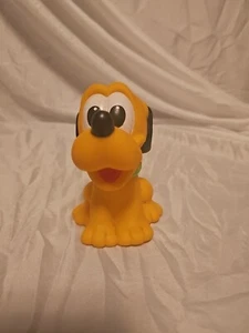 Vintage 1984 Pluto Dog Disney ARCO Hard Rubber Figure PLUTO Baby Squeak Toy - Picture 1 of 5
