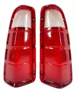 DODGE Truck Tail Lights lenses only 1972 1973 1974 1975 1976 1977 1978 1979  - Picture 1 of 16