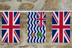 Union Jack y Territorios de Ultramar Bandera Amistad Bunting - HECHO EN EL REINO UNIDO - Imagen 1 de 16