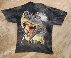 The Mountain Dinosaur T-Rex Tshirt Large Audubon Zoo New Orleans Sleeve Hit USA - Picture 1 of 9