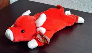 TY Beanie Baby Original ""Snort"" Bull 1997 Retirado - Imagen 1 de 1