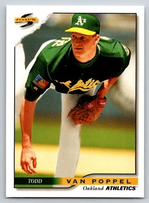 Baseball 1996 Score #432 Todd Van Poppel Oakland Athletics - Image 1 of 2