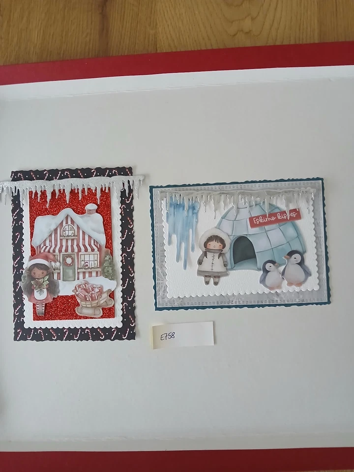 Scrapbooking, die cuts, crafts, toppers E 758 mix, Christmas motifs - Image 1 of 3