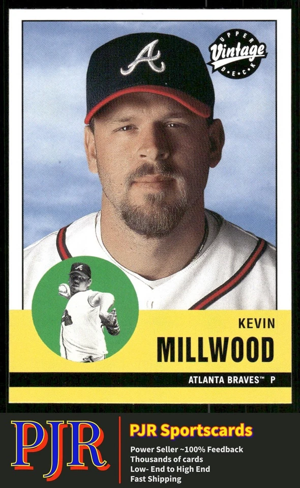 Kevin Millwood 2001 Upper Deck Vintage #180 Atlanta Braves - Image 1 of 2