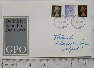 1967 GPO Definitive Issue First Day Cover 4d 1/- & 1/9 - Picture 1 of 1