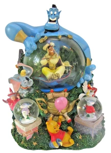Vintage Disney Share a Dream Come True Parade Schneekugel - Aladdin/Genie/Prinzessin EUC - Bild 1 von 17