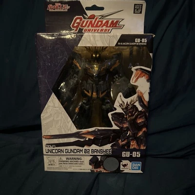 Figura de acción Bandai Gundam Universe RX-0 Unicorn Gundam 02 Banshee GU-05 NUEVO Foto 1 de 4