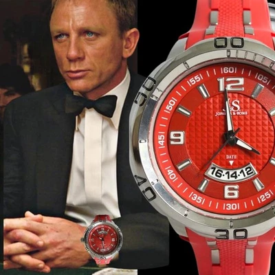 🔥🔥🔥$425 RELOJ HOMBRE JOSHUA & SONS JX110, ESFERA ROJA MUSCULOSA 50MM, NUEVO 🔋 Foto 1 de 4