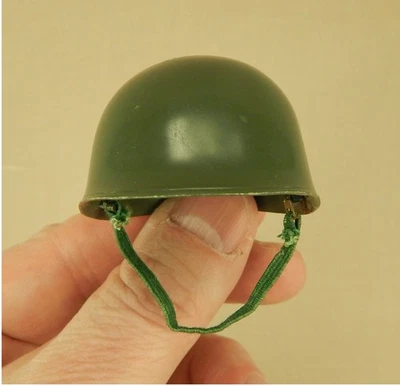 Casco Hasbro GI Joe #7507 1964 de colección verde ejército de combate con correa C7 Foto 1 de 4