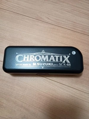 M. SUZUKI Chromatic Harmonica SCX-48　with case New - Image 1 of 3