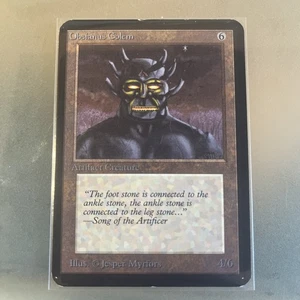 Obsianus Golem Alpha Edition Magic The Gathering casi nuevo/LP - Imagen 1 de 2