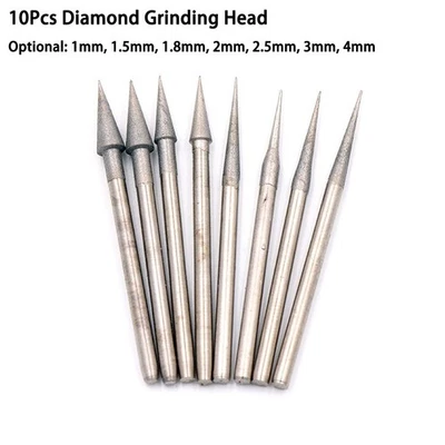 For Rock Grinding Head For Pulling Straight Lines 70mm 10Pcs For Reaming Silver - Image 1 of 4