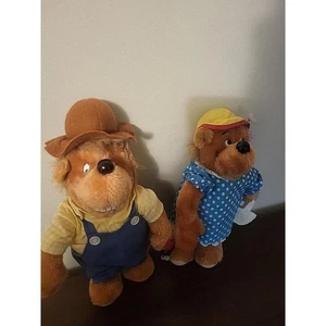 Vintage 1984 Beloved Burnstien Bears Mom And Pop Plush Lot - Picture 1 of 8