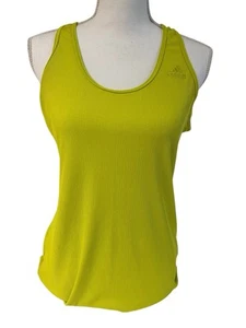 Women’s Adidas Tank Top-Large-Green-Ribbed-Razorback - Picture 1 of 8