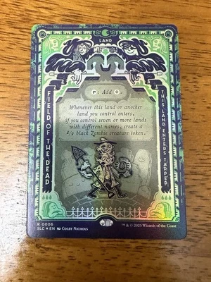 Magic the Gathering Secret Lair Encyclopedia Field of the Dead FOIL MTG - Image 1 of 3
