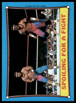 1987 Topps WWF #28 Spoiling for a Fight - Image 1 of 2