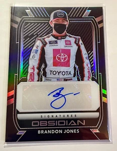 Brandon Jones Mint 2021 Panini Obsidian Racing Signatures Auto Autograph - Picture 1 of 1