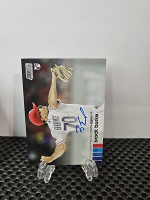 2020 Topps Stadium Club Brock Burke Rookie RC Autograph Auto #ABBU Rangers - Image 1 of 2