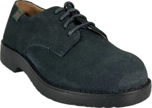 School Issue Navy Nubuck Leather Oxford Little Kids Shoes Size 1.5 - Picture 1 of 5