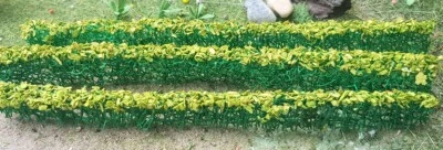 MP SCENERY 6 Green Hedges N Gauge Flowering Plants Farm Railroad Layout Handmade - Image 1 of 3