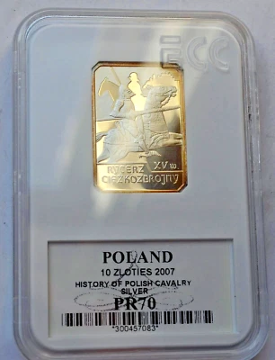 10 Złotych 2007, History of the Polish Cavalry, The Mounted Knight 15th Century - Image 1 of 2