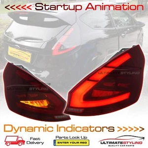 Ford Fiesta Mk7 Mk7.5 2008-2017 LED Dynamic Rear Lights Animation Red Upgrade - Picture 1 of 13