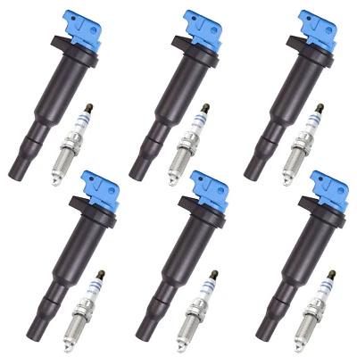 For BMW 535i xDrive 3.0L Energy Ignition Coil + Bosch Double Platinum Spark Plug - Image 1 of 4