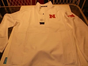 Nebraska Cornhuskers NCAA Team Apparel Adidas Game Mode 1/4 zip pullover S - Picture 1 of 4