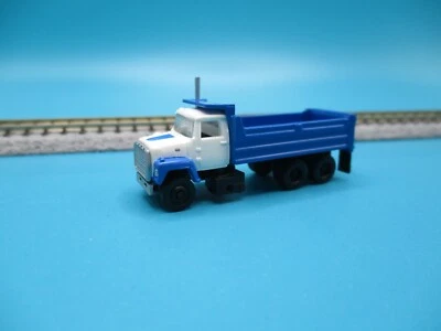 Camión de volteo ATLAS/TRAINWORX ESCALA N PERSONALIZADO - AZUL Y BLANCO - ¡DETALLE IMPRESIONANTE! Foto 1 de 4