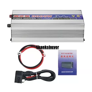 8000W Pure Sine Wave Power Inverter (48V to 220V) for Home Solar Power System  - Picture 1 of 9