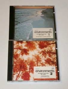 Environments 1 & 2 CD Lot Psychologically Ultimate Seashore And Tintinnabulation - Picture 1 of 9