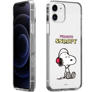 Snoopy Music Clear Jelly Case for Galaxy S25 S24 S23 Ultra Plus Korea made - Picture 1 of 20