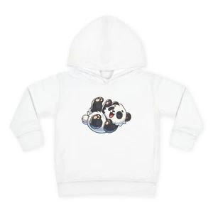 Playful Tumbling Panda Toddler Hoodie, Cute Animal Kids Sweatshirt - Picture 1 of 61
