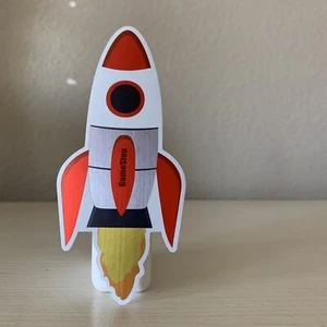 RARO 🚀 Pegatina GameStop Rocket To The Moon Logo Original Tienda Promo GameStonk - Imagen 1 de 7