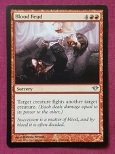 Magic The Gathering DARK ASCENSION BLOOD FEUD single red card MTG
