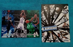 DALLAS MAVERICKS~2 SGA Poster Cards~2005 2006~Dirk Nowitzki, Jerry Stackhouse - Picture 1 of 6