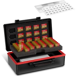 Vertical Memory Card Case Holder Storage Organizer For Microsd MSD Micro SD TF - Picture 1 of 16