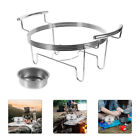  Portable Alcohol Stove Camping Supply Spirit Burner with Stand