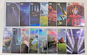2024 Topps Chrome Star Wars Galaxy Art Of Naboo Complete Set 1-15  - Picture 1 of 2