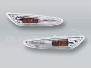 Par de luces de señal de giro marcador lateral transparente TYC para BMW X3 E83 2004-2010 - Imagen 1 de 2